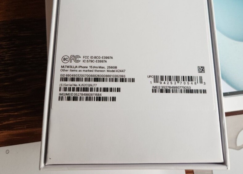 Comprobar eSIM de iPhone utilizando la caja